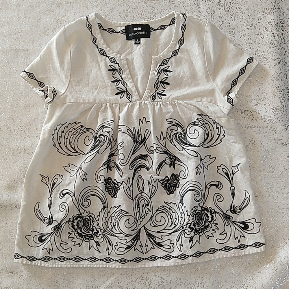 Embroidered Top